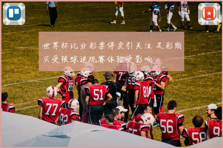 世界杯比分彩票停卖引关注 足彩购买受限球迷观赛体验受影响