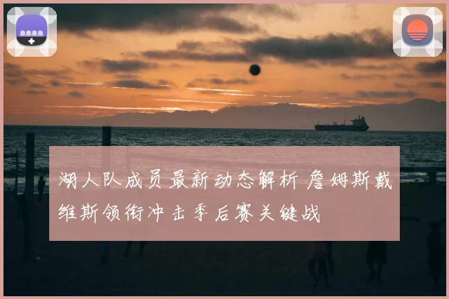 湖人队成员最新动态解析 詹姆斯戴维斯领衔冲击季后赛关键战